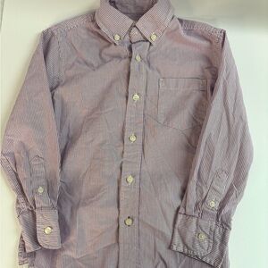 J. Crew Purple Striped Button Down Shirt